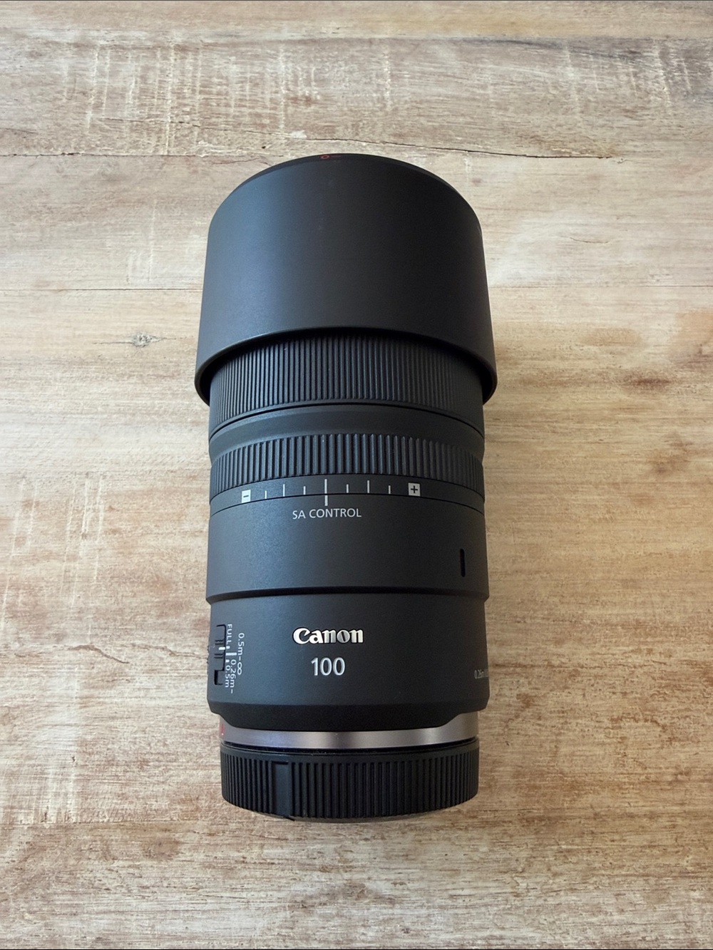 Canon RF 100mm Macro Black Telephoto Portrait Lens